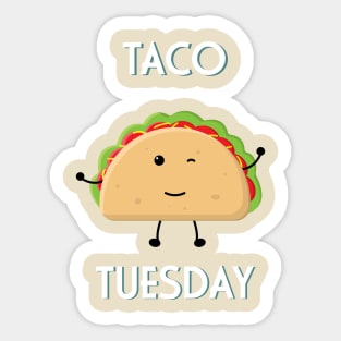 Taco Tuesday Sticker